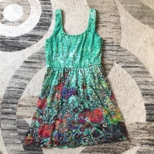 Printed flower dress